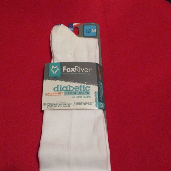 Fox River Over The Calf Compression Diabetic Socks NWT - Picture 1 of 4